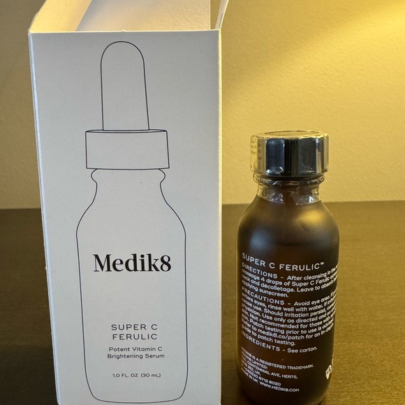 Medik8 Super C Ferulic Potent Vitamin C Brightening Serum 30 ml 1 oz NO DROPPER - Picture 2 of 5